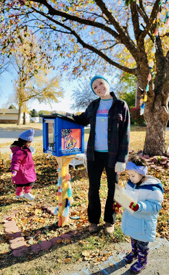 Impact Library recipient Marci Cabrera of Sheldon, Iowa