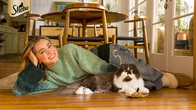Award winning actress, Haley Lu Richardson, partners with the SHEBA® brand to help cat parents win over their feline's affection as part of the IGNORED TO ADORED™ campaign