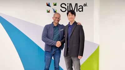(From left to right) SiMa.ai Founder and CEO Krishna Rangasayee and Nota AI Co-Founder and CTO Tae-Ho Kim (From left to right) SiMa.ai Founder and CEO Krishna Rangasayee and Nota AI Co-Founder and CTO Tae-Ho Kim