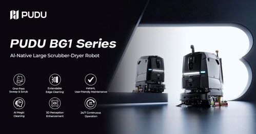 PUDU_BG1_Series_AI_native_Large_Scrubber_dryer_Robots PUDU_BG1_Series_AI_native_Large_Scrubber_dryer_Robots