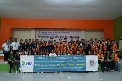 From March 16 to March 21, medical staff from Ulsan University Hospital and employees of HD Hyundai Heavy Industries Philippines delivered healthcare services to about 750 local residents in Subic, Philippines.