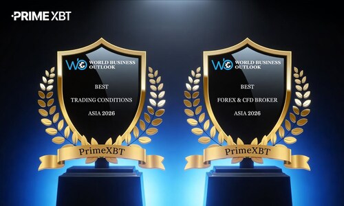 PrimeXBT receives ‘Best Trading Conditions’ and ‘Best Forex & CFD Broker’ awards for Asia