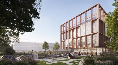 Rendering of UCB's new Gwinnett County, GA manufacturing campus