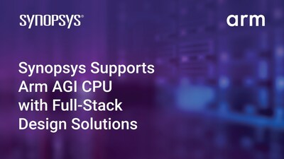 Synopsys Supports Arm AGI CPU with Full-Stack Design Solutions