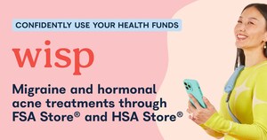 Health-E Commerce® Expands Telehealth Collaboration with Wisp to Include Migraine Relief and Hormonal Acne Treatment, Now Available on FSA Store® and HSA Store®