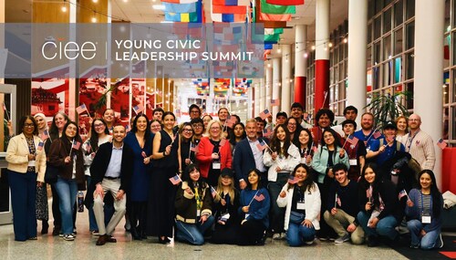 The 2026 Young Civic Leadership Winter Fellows included 30 students from six countries who spent the winter in the United States through the BridgeUSA Summer Work Travel program, working with 25 host employers across the country.