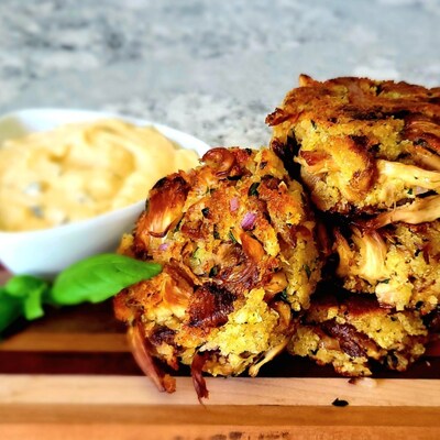 Lions Mane Crab Cakes