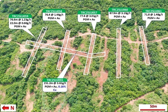 Figure 1: Trenching at the northern end of the North Sector. (CNW Group/Bravo Mining Corp.) Figure 1: Trenching at the northern end of the North Sector. (CNW Group/Bravo Mining Corp.)