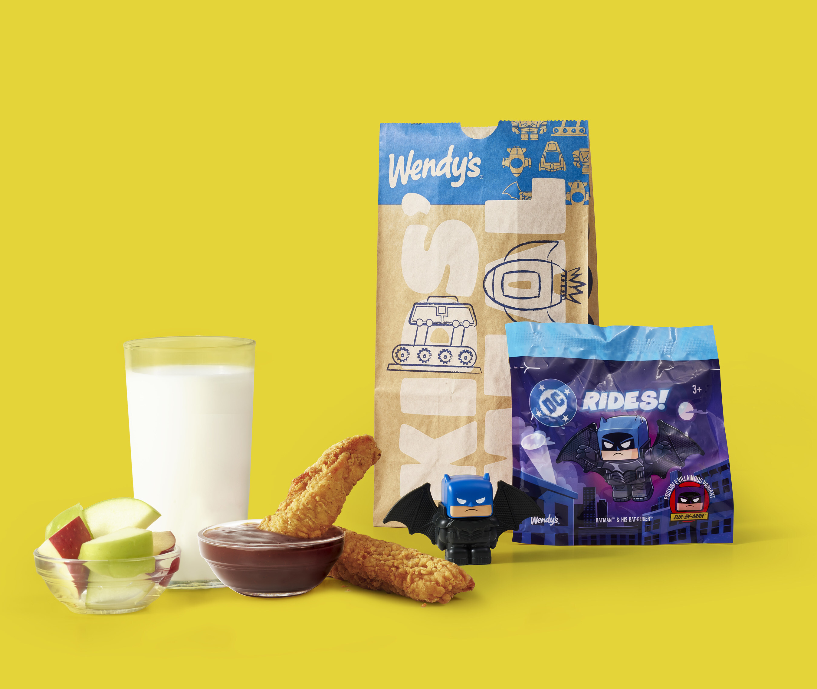 Wendy's Launches DC Rides Kids' Meal featuring 12 Collectibl