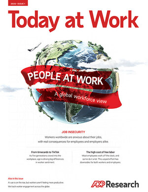 ADP Research: Only 22% of Workers Confident Their Job is Safe from Elimination, Underscoring the Importance of Talent Strategies that Prepare Employees for the Future