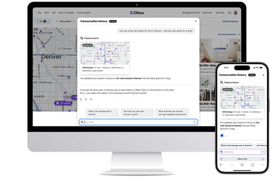 Zillow® today announced Zillow AI mode, a new experience that helps buyers and renters discover homes through conversation, receive guidance and take real steps such as scheduling tours or connecting with a local agent.