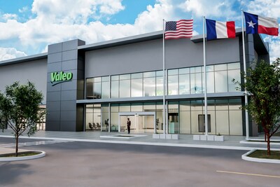Maqueta de la fachada de Valeo McAllen (PRNewsfoto/Valeo)