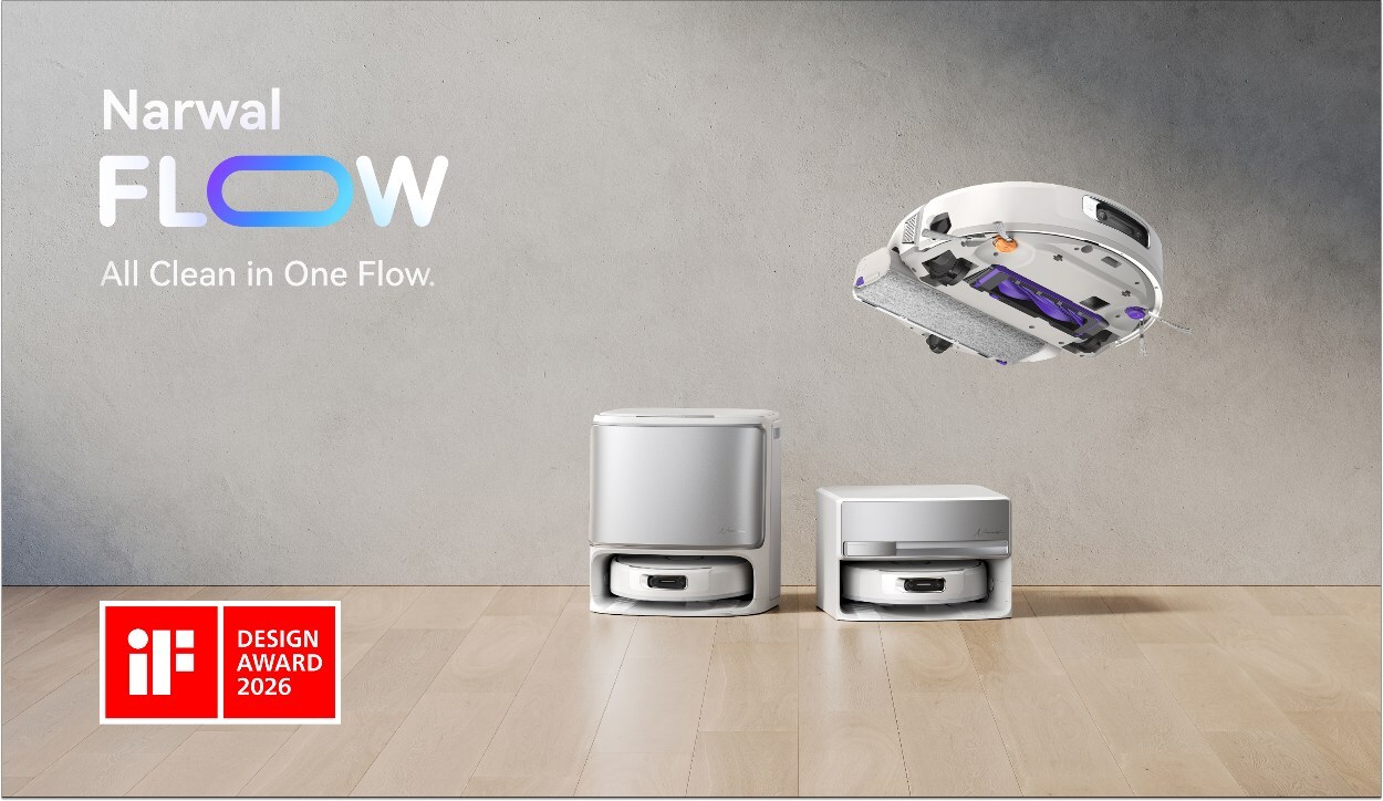 Narwal Flow Wins iF DESIGN AWARD 2026 for Excellence in Prod