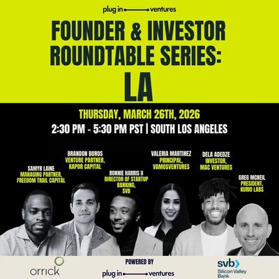 Freedom Trail Capital Invited to Join Plug In Ventures' Founder & Investor Roundtable Series Alongside Leading Investors from Vamos Ventures and Kapor Capital