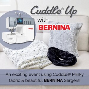 Sew Happy to Host "Cuddle® Up with BERNINA" Two-Day Serger Workshop