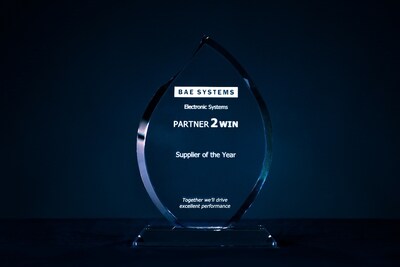BAE Systems honored its top suppliers for the Electronic Systems sector with the ninth annual Partner 2 Win Supplier of the Year awards.
