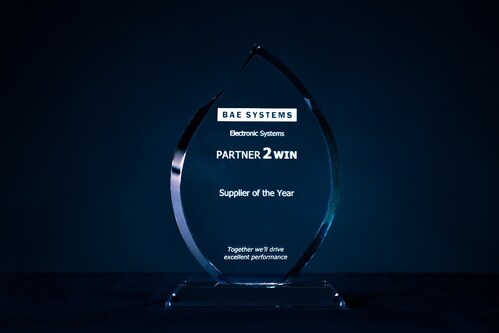 BAE Systems honored its top suppliers for the Electronic Systems sector with the ninth annual Partner 2 Win Supplier of the Year awards.