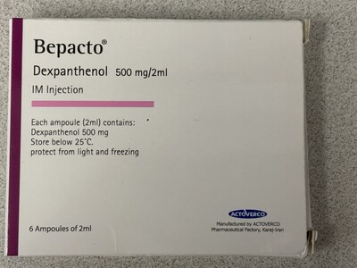 Bepacto (Dexpanthenol 500 mg/2 ml)) (CNW Group/Health Canada (HC))