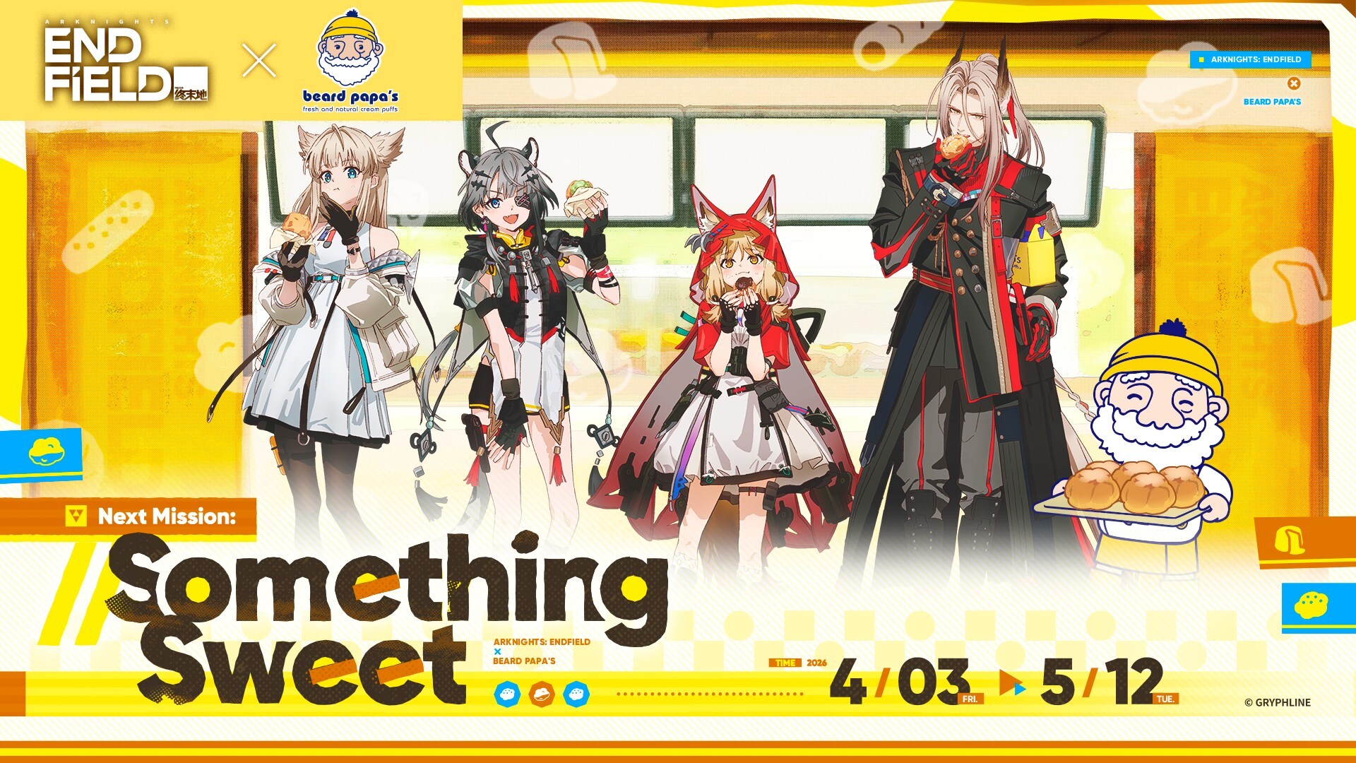 Beard Papa's Brings the World of Arknights: Endfield to Life