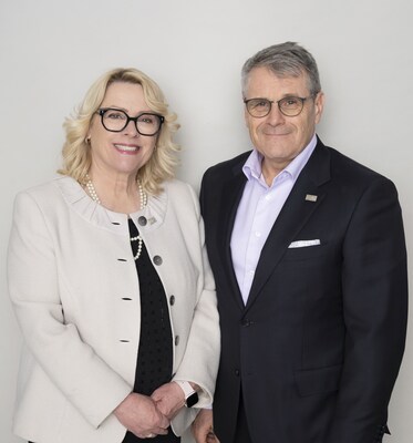 Marie-Claude Houle, présidente exécutive du conseil d’administration et Ghyslain Deschamps, président et chef de la direction désigné (Groupe CNW/EBC)