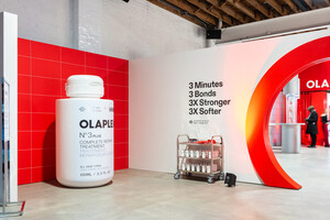 Pop Up Mob Brings OLAPLEX Nº 3 PLUS Science to Life Through "Olaplex Lab" Launch Pop-Up in New York