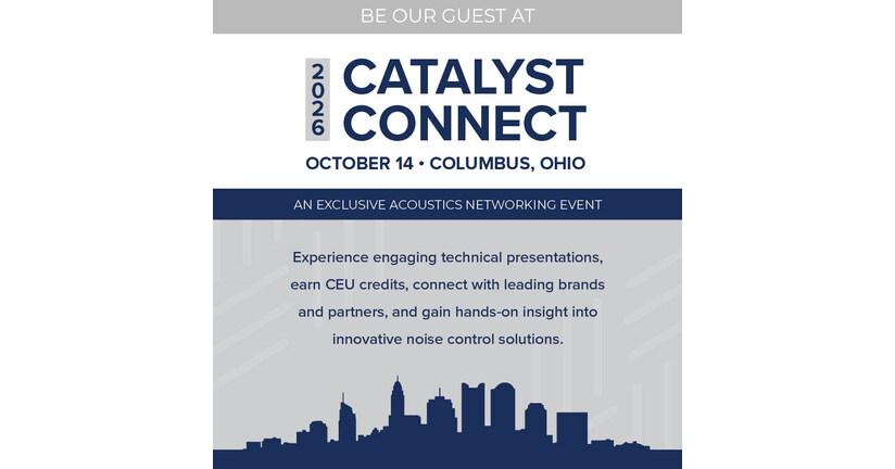Catalyst Acoustics Group Announces Catalyst Connect 2026, Bringing Together Industry Leaders in Acoustics and Design
