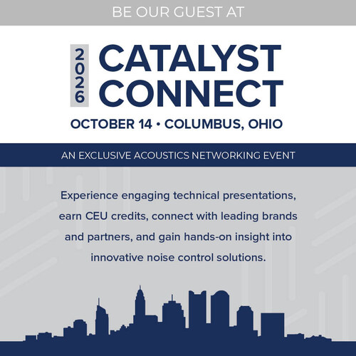 Architects, contractors, designers, specifiers, and consultants are invited to this free, one-day event in Columbus, Ohio, 20 minutes from John Glenn Columbus International Airport (CMH), on October 14, 2026.