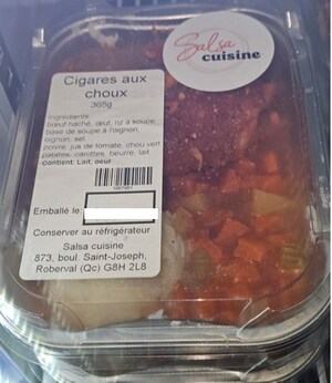 Présence non déclarée de blé, de soya, d'anchois et de sulfites dans divers mets de marque Salsa cuisine préparés et vendus par l'entreprise Salsa le Marché