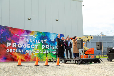 Sensient Project Prism Groundbreaking Event, March 2026