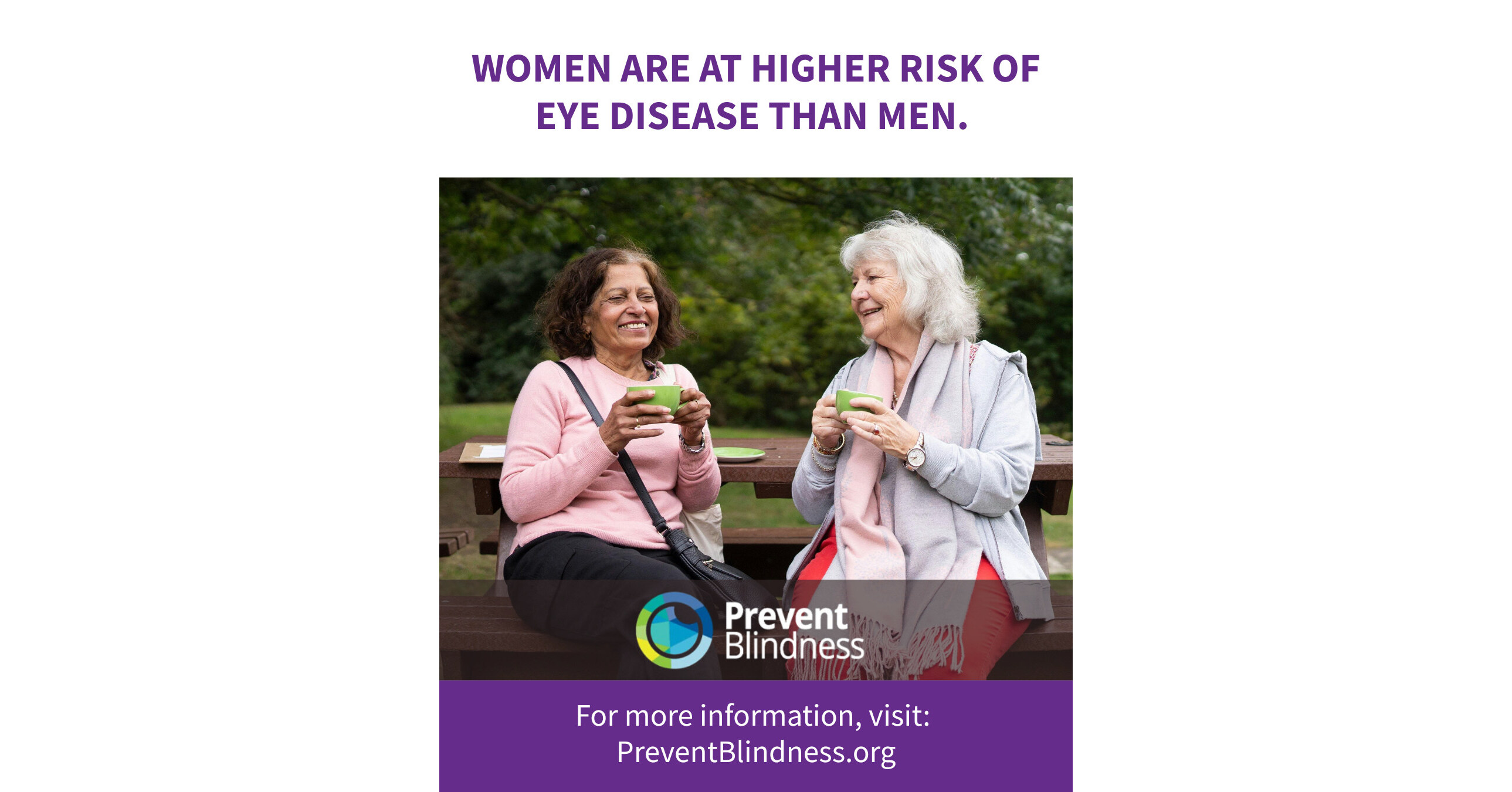 April is Women’s Eye Health and Safety Month at Prevent Blindness, Aimed at Providing Women with Resources Needed to Help Save Vision