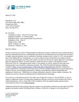 FDA Clearance letter 3.25.26