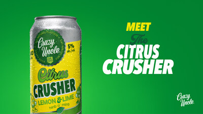 newswire.ca - Crazy Uncle - Crazy Uncle Debuts Citrus Crusher As Flavour Forward Hard Soda
