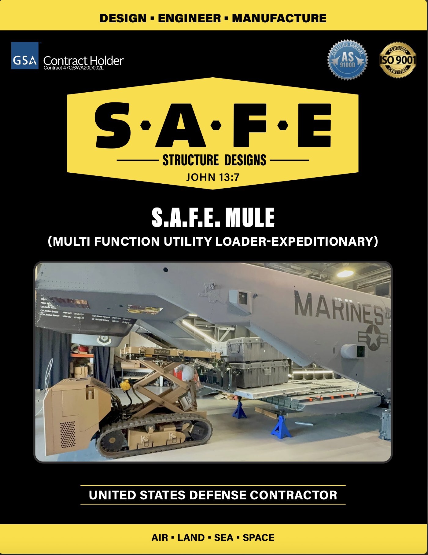 SAFE Structure Designs Transitions Patented SAFE MULE Expedi
