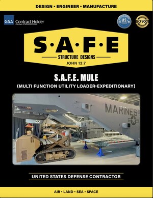 SAFE Structure Designs Transitions Patented SAFE MULE Expeditionary Logistics Platform into Production for U.S. Military Operations