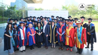 Deakin University GIFT City Campus Inaugural Graduation Ceremony Deakin University GIFT City Campus Inaugural Graduation Ceremony