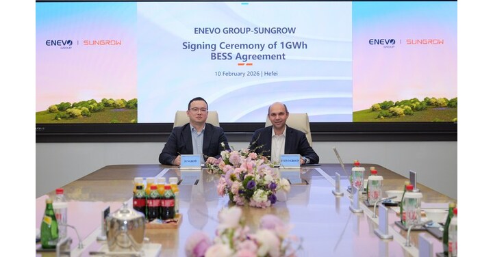 Sungrow et le groupe ENEVO signent un accord historique de stockage d'énergie de 1 GWh pour alimenter la transition énergétique en Roumanie