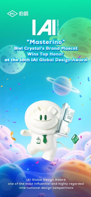 Biel Crystal Brand Mascot "Masterino" Wins Top Honor at the 18th IAI Global Design Award