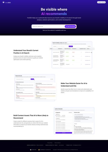 VisiGEO helps brands adapt from SEO to GEO, improving visibility in AI-generated search answers.