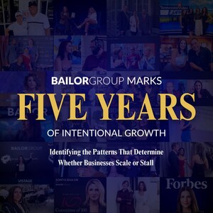BAILOR GROUP Marks Five Years of Intentional Growth, Identifying the Patterns That Determine Whether Businesses Scale or Stall