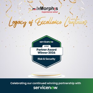 inMorphis Named as ServiceNow Partner of the Year 2026 - Risk &amp; Security - Asia Pacific