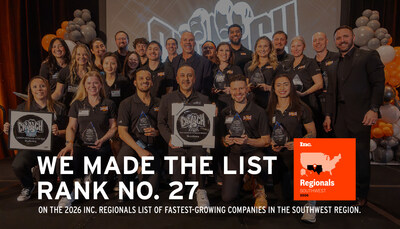 Inc. Names The Undefeated Tribe to Its 2026 List of the Fastest-Growing Private Companies in the Southwest