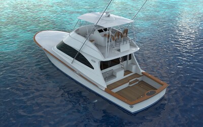 Ocean Yachts 54 White Overhead View