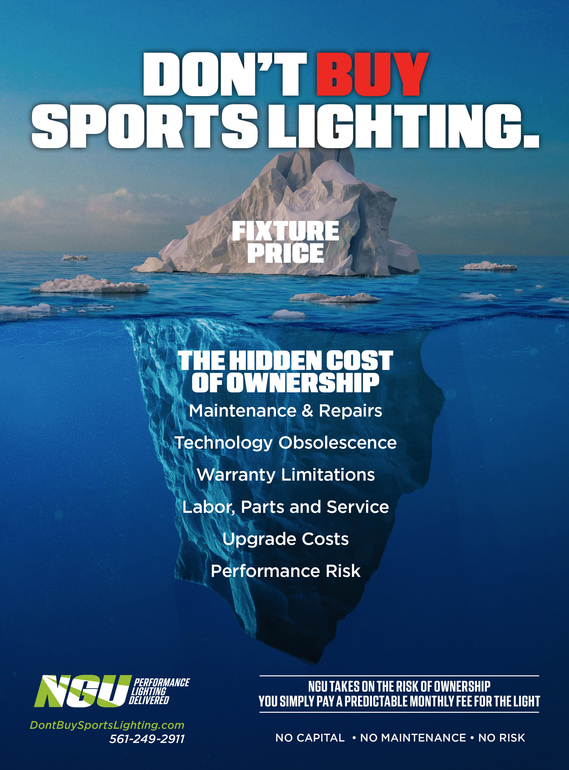 NGU Sports Lighting Launches Performance Lighting Delivered, Removing Financial Barriers to LED Sports Lighting