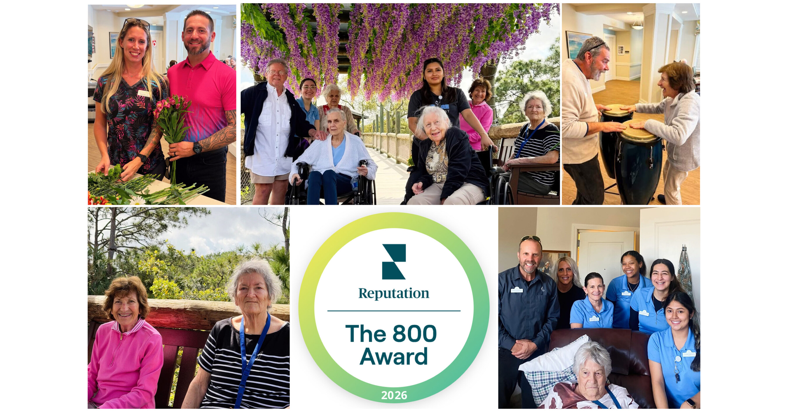 Pelican Landing Assisted Living and Memory Care Earns the Reputation 800 Award for Two Consecutive Years