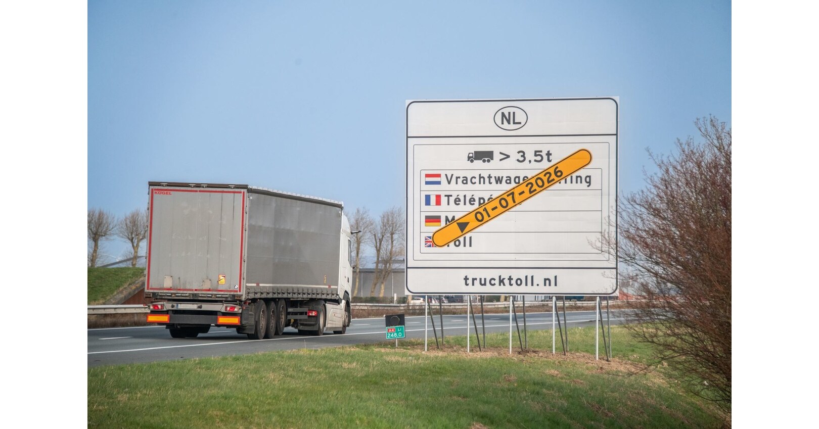 RDW : Les Pays-Bas introduiront un péage pour les camions le 1er juillet 2026