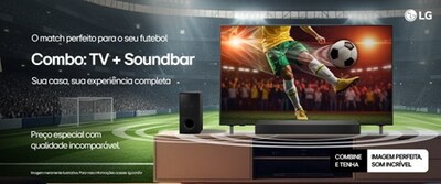 LG prepara sua sala para o mundial de futebol LG prepara sua sala para o mundial de futebol
