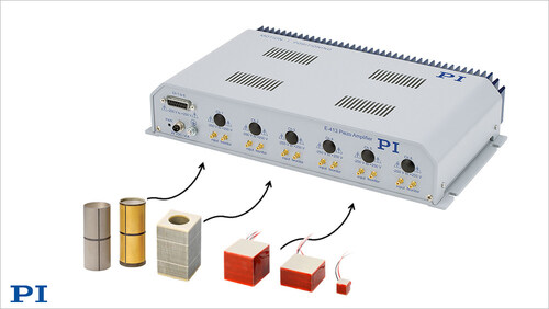6-Channel driver for piezo transducers, scanner tubes, shear actuators, piezo stacks