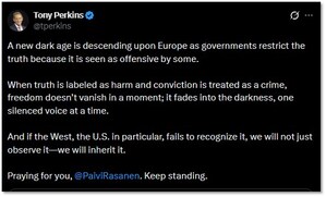 FRC's Tony Perkins Statement on Finnish Parliamentarian Päivi Räsänen's Guilty Verdict