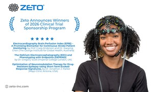 Zeto Announces 2026 Clinical Trial Sponsorship Winners Advancing EEG in Stroke, Delirium, and Epilepsy