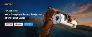 Aurzen Unveils the Portable EAZZE D1 air, Delivering Smart TV Simplicity with Built-In Streaming and USB-C Power